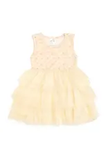 Sweet Wink- Lemon Floral Tank Tutu Dress