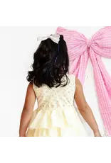 Sweet Wink- Lemon Floral Bow Clip