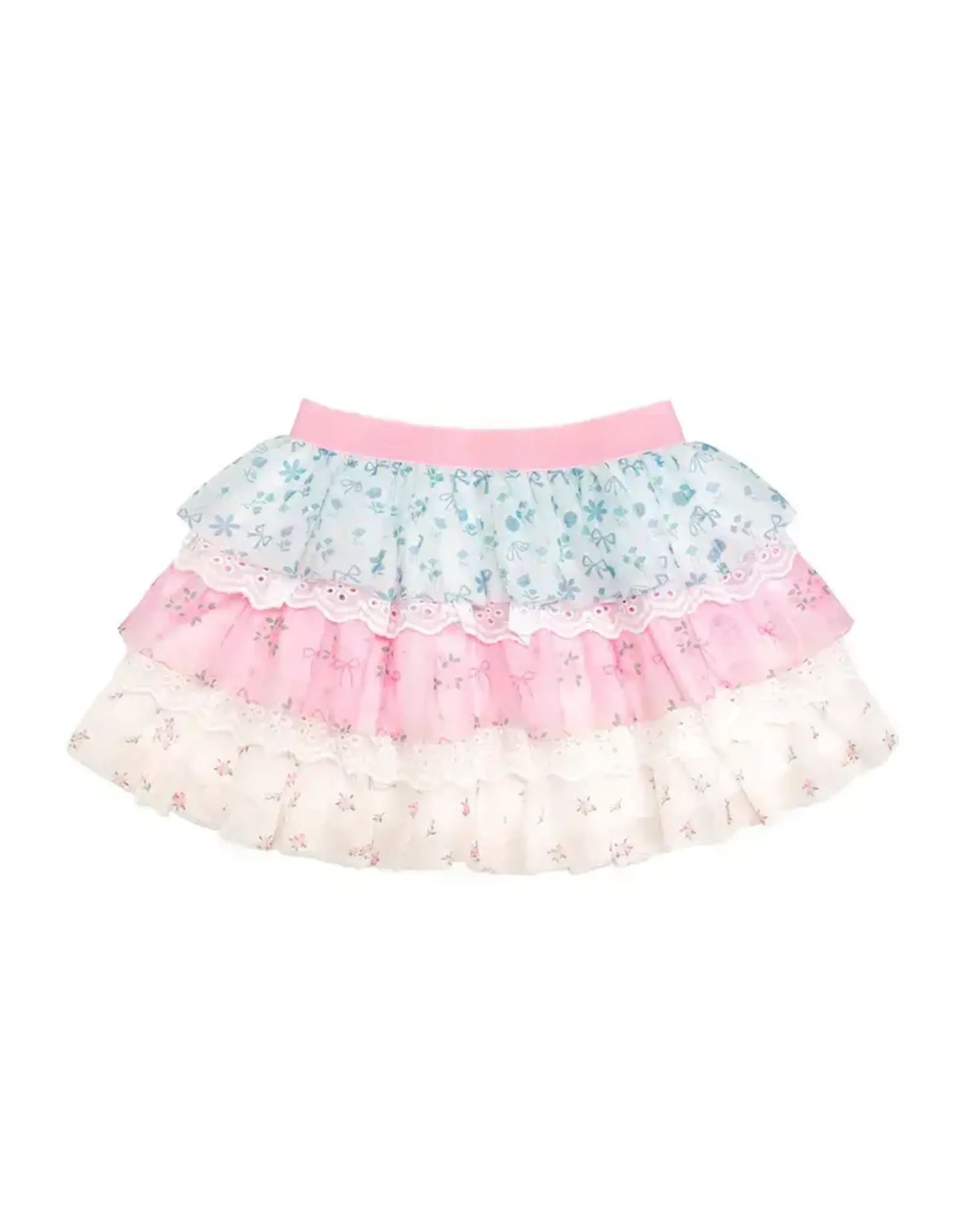 Sweet Wink-  Floral & Lace Tiered Tutu