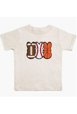 Sweet Wink- Sports Peeps Patch Easter S/S TShirt: Natural