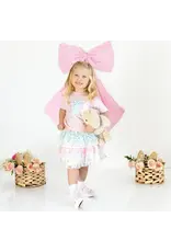 Sweet Wink- Floral Bunny Patch Easter S/S TShirt: Ballet