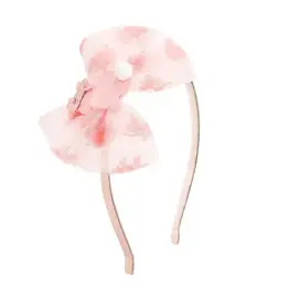 Sweet Wink- Honey Bunny Tulle Bow Headband