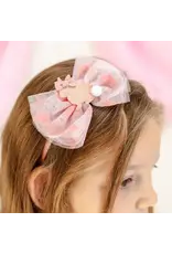 Sweet Wink- Honey Bunny Tulle Bow Headband