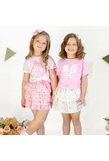 Sweet Wink Sweet Wink- Bunny Locket Pearl Patch S/S TShirt: Ballet