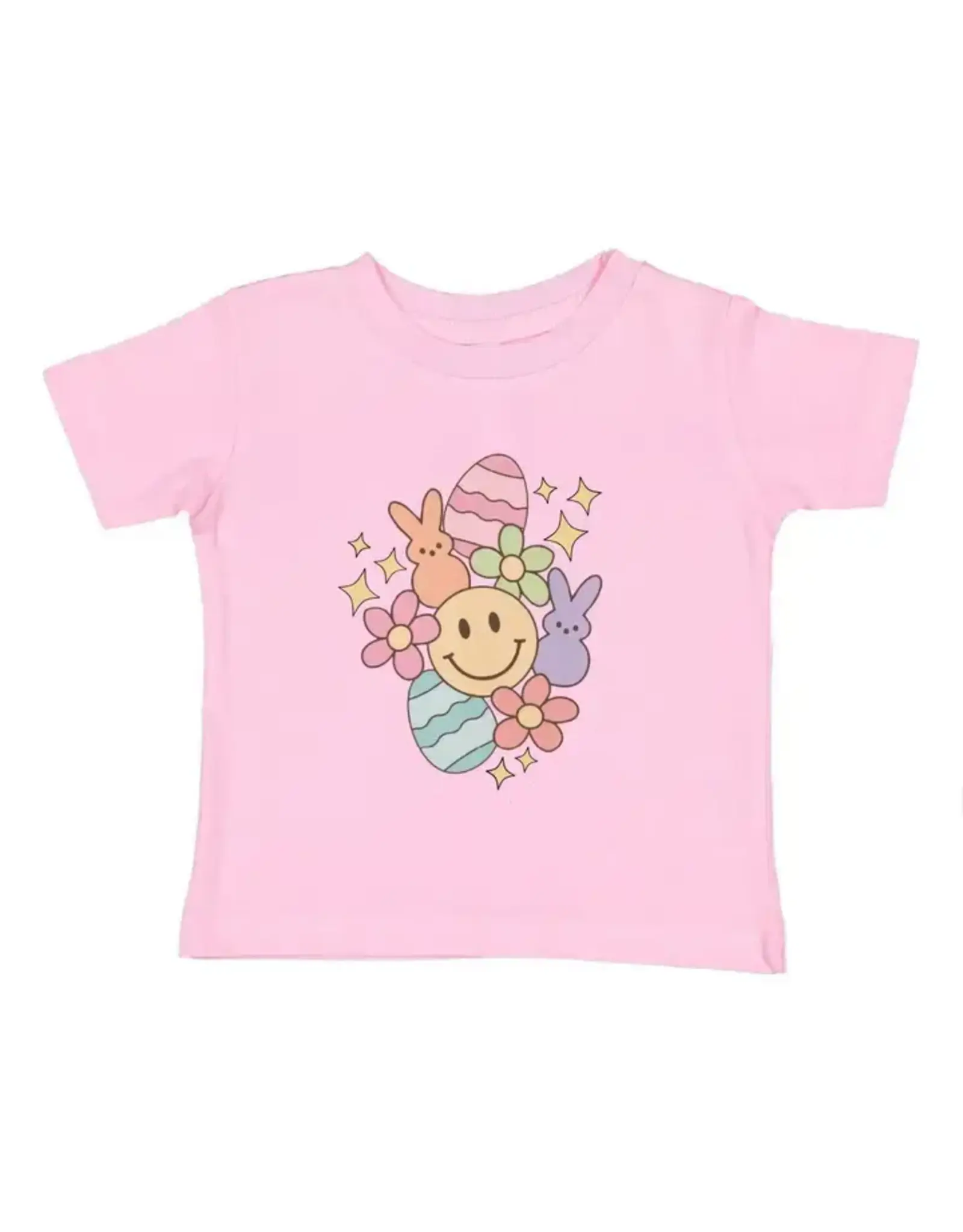 Sweet Wink- Easter Doodle Pink S/S TShirt