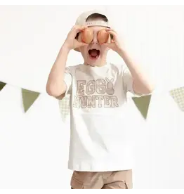 Sweet Wink Sweet Wink- Egg Hunt Camo Easter S/S Shirt: Natural