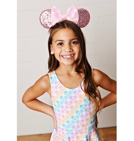Swoon Baby Swoon Baby- Gingham Mouse Active Dress