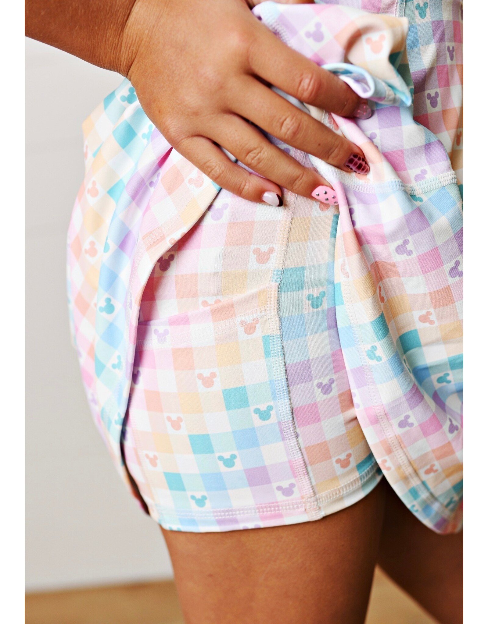 Swoon Baby Swoon Baby- Gingham Mouse Active Dress