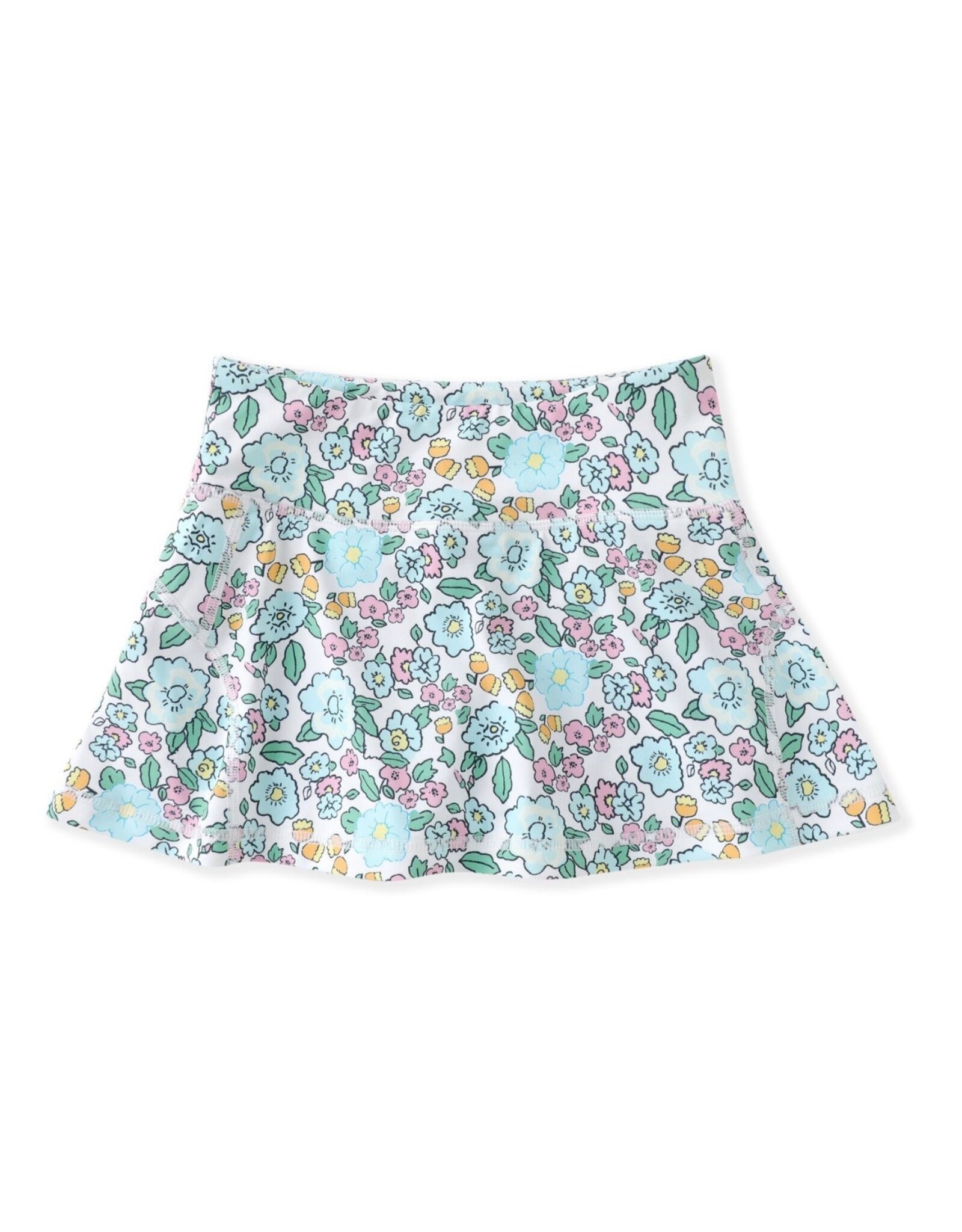 Swoon Baby Swoon Baby- Aqua Blooms Active Tennis Skirt