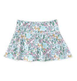Swoon Baby Swoon Baby- Aqua Blooms Active Tennis Skirt