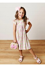 Swoon Baby Swoon Baby- Pink Posies Smocked Dress