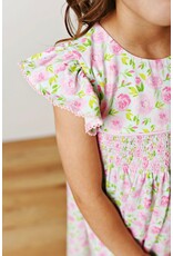 Swoon Baby Swoon Baby- Pink Posies Smocked Dress
