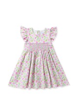 Swoon Baby Swoon Baby- Pink Posies Smocked Dress