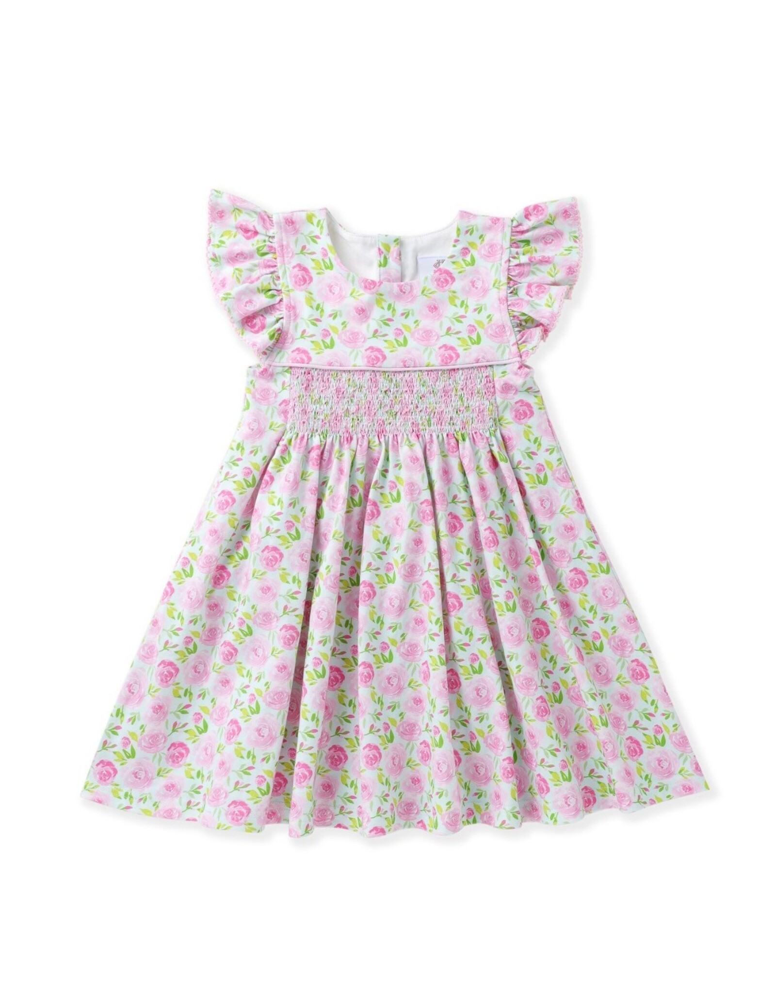 Swoon Baby Swoon Baby- Pink Posies Smocked Dress