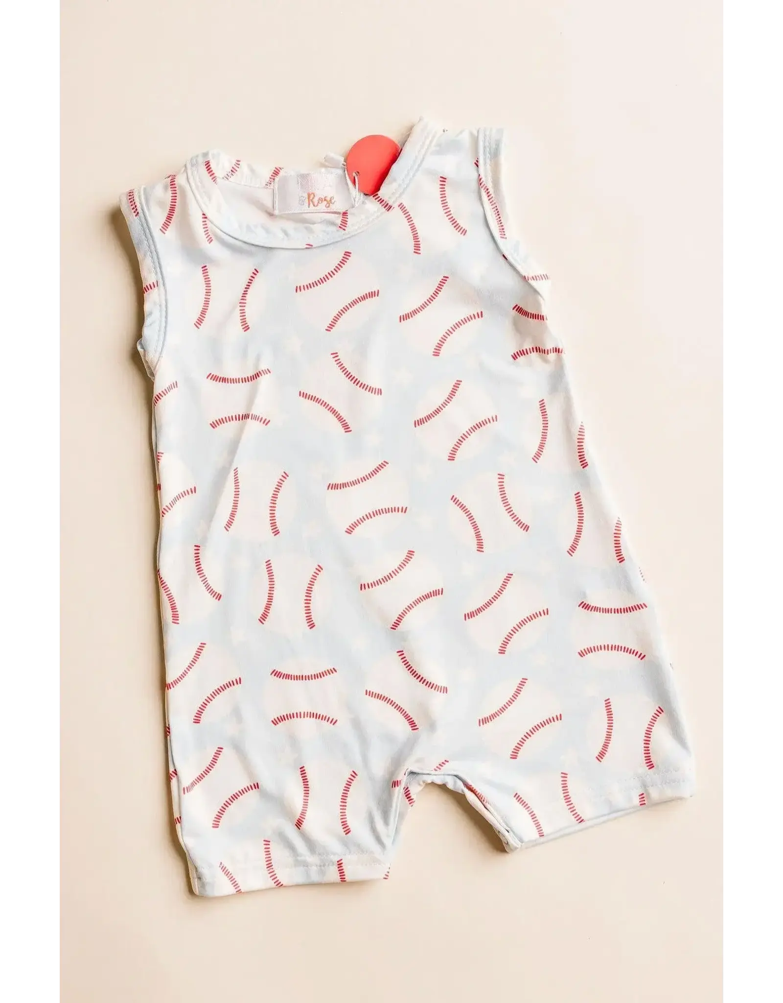 Mila & Rose Mila & Rose- Baseball Shorty One-Piece