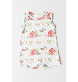 Mila & Rose Mila & Rose- Farm Animals Shorty One-Piece