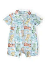 Mila & Rose Mila & Rose - Carrot Patch Polo Shorty One-Piece