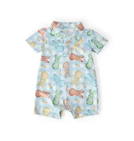 Mila & Rose Mila & Rose - Carrot Patch Polo Shorty One-Piece