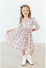 Mila & Rose Mila & Rose- Cowgirl Cutie 3/4 Ruffle Twirl Dress
