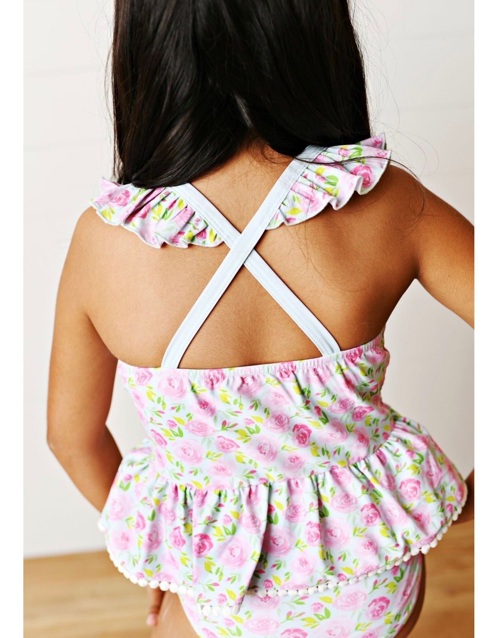 Swoon Baby Swoon Baby- Pink Posies 2PC Tunic Swim