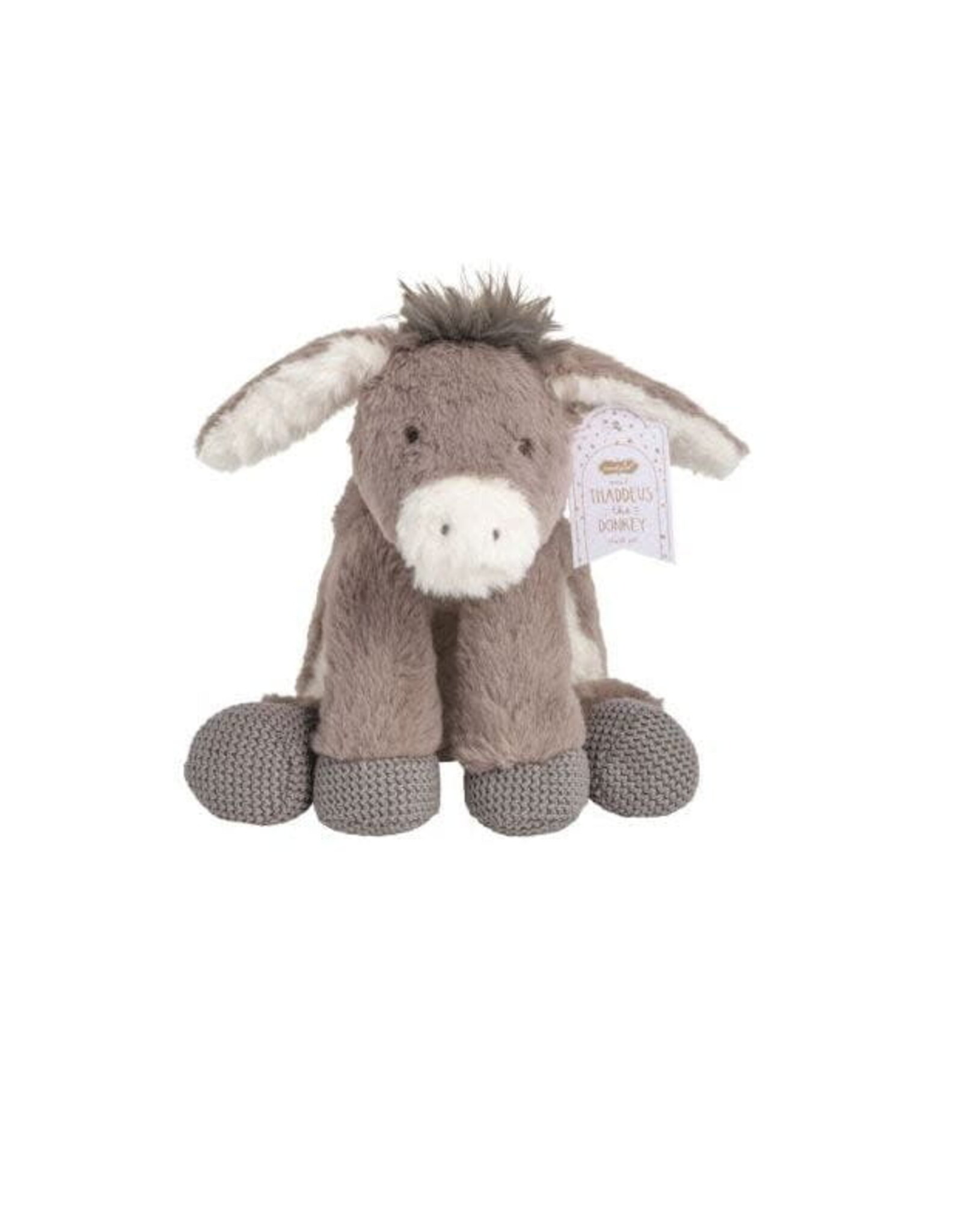 Mudpie Mud Pie- Thaddeus Donkey Plush Pal