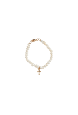 Mudpie Mud Pie - Gold Boxed Cross Bracelet