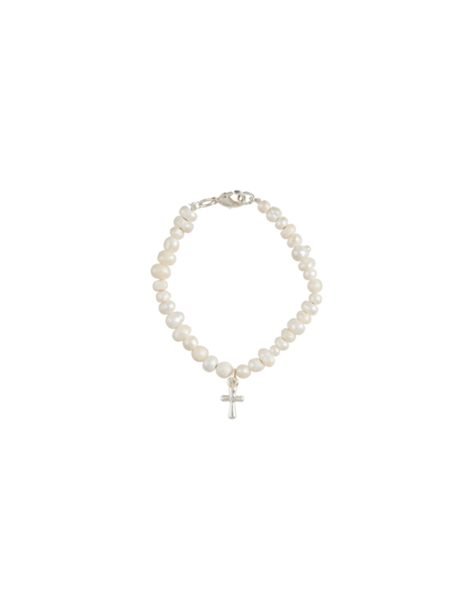 Mudpie Mud Pie - Silver Boxed Cross Bracelet