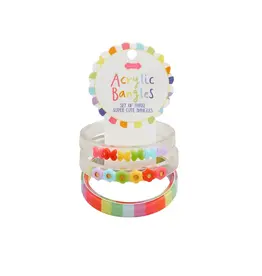 Mudpie Mud Pie - Acrylic Bangles Butterfly Bracelet
