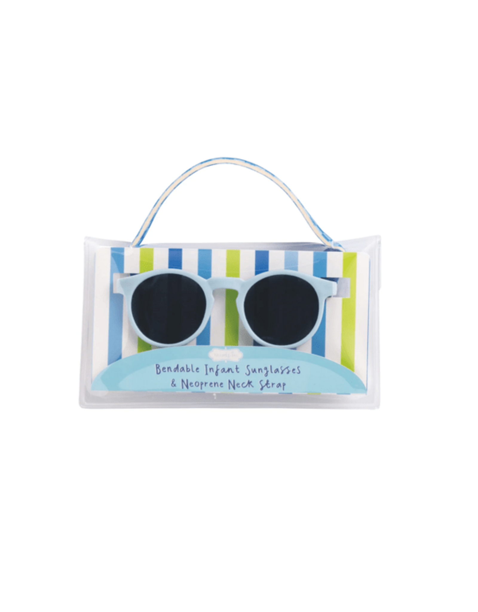 Mudpie Mud Pie- Light Blue Baby Bendable Sunglasses