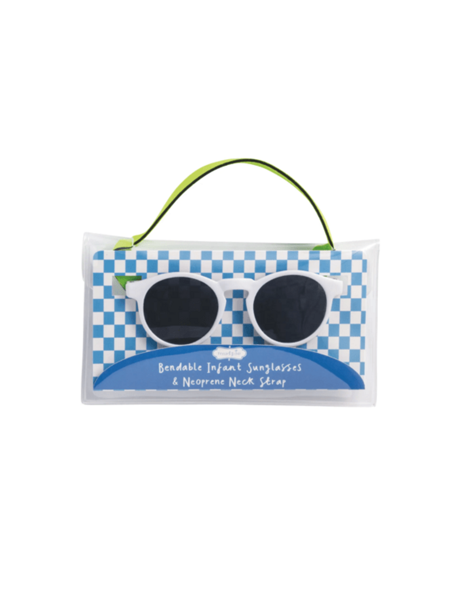Mudpie Mud Pie- White Baby Bendable Sunglasses