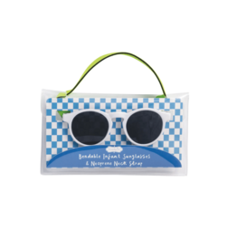 Mudpie Mud Pie- White Baby Bendable Sunglasses