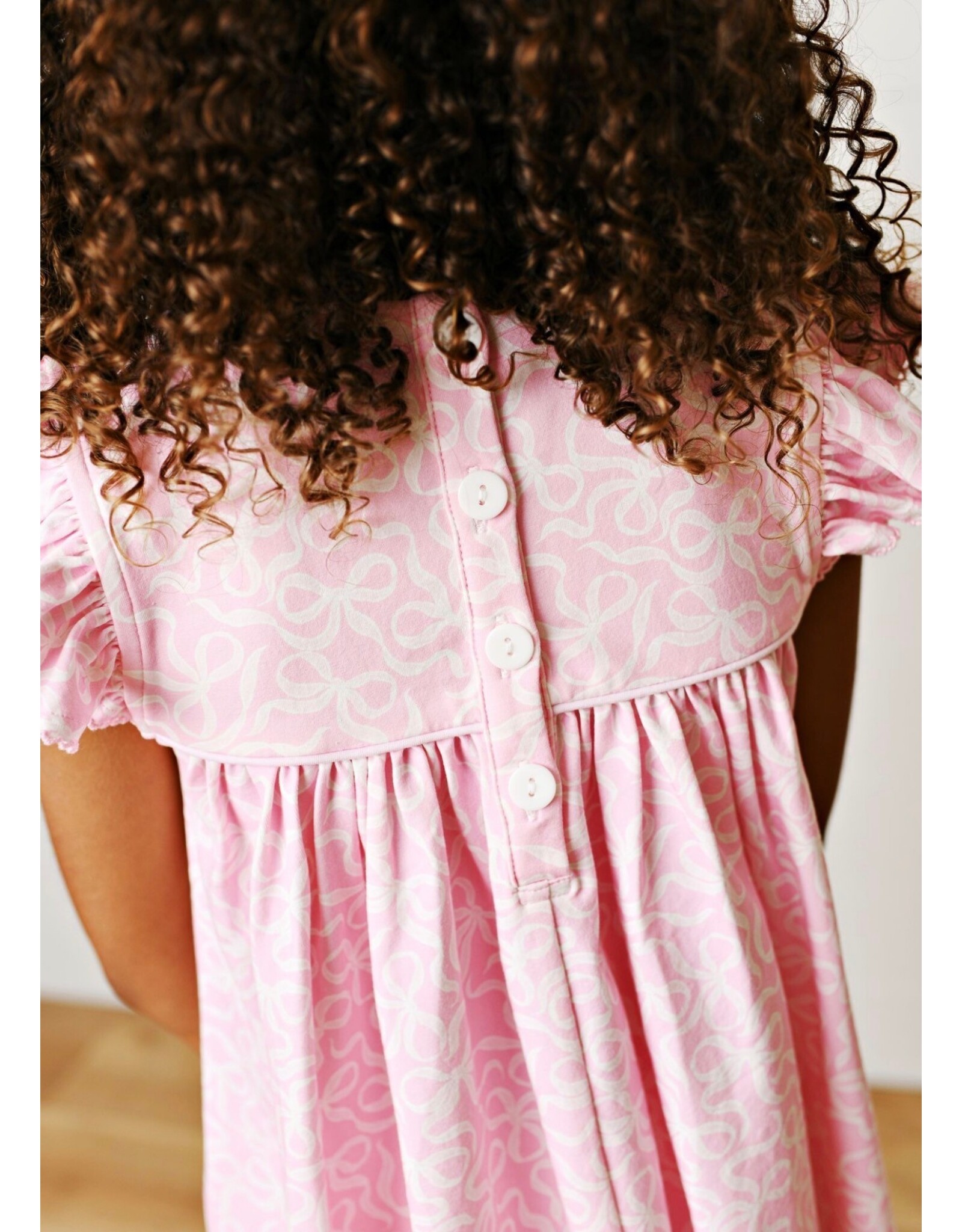 Swoon Baby Swoon Baby- Whimsical Bows Smocked Dress