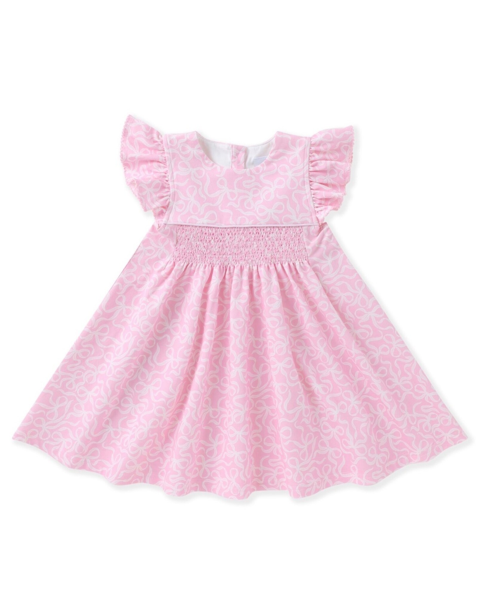 Swoon Baby Swoon Baby- Whimsical Bows Smocked Dress
