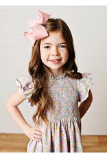 Swoon Baby Swoon Baby- Watercolor Garden Smocked Flutter Dress