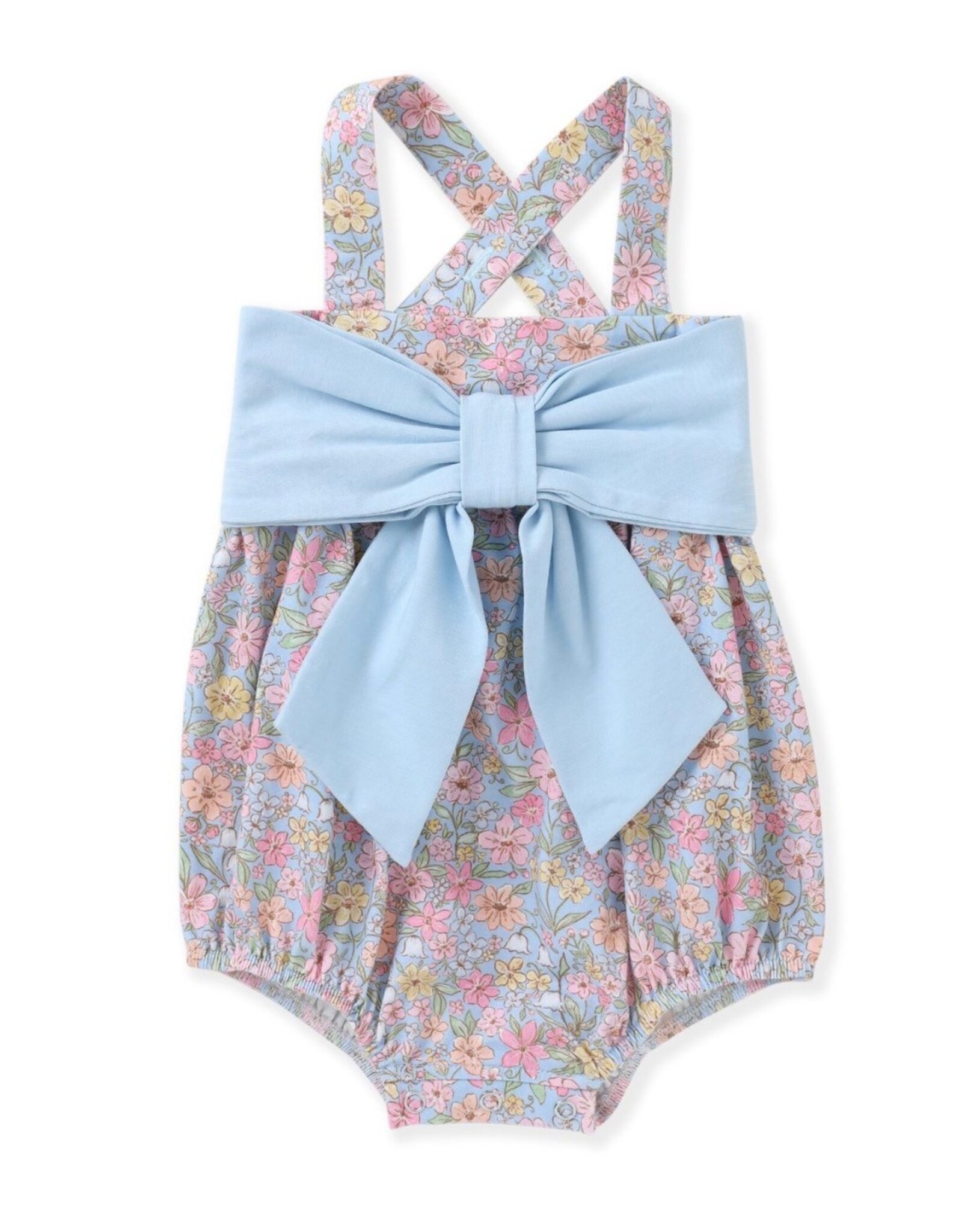 Swoon Baby Swoon Baby- Watercolor Garden Bow Bubble