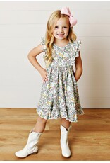 Swoon Baby Swoon Baby- Charleston Floral Flutter Twirl Dress