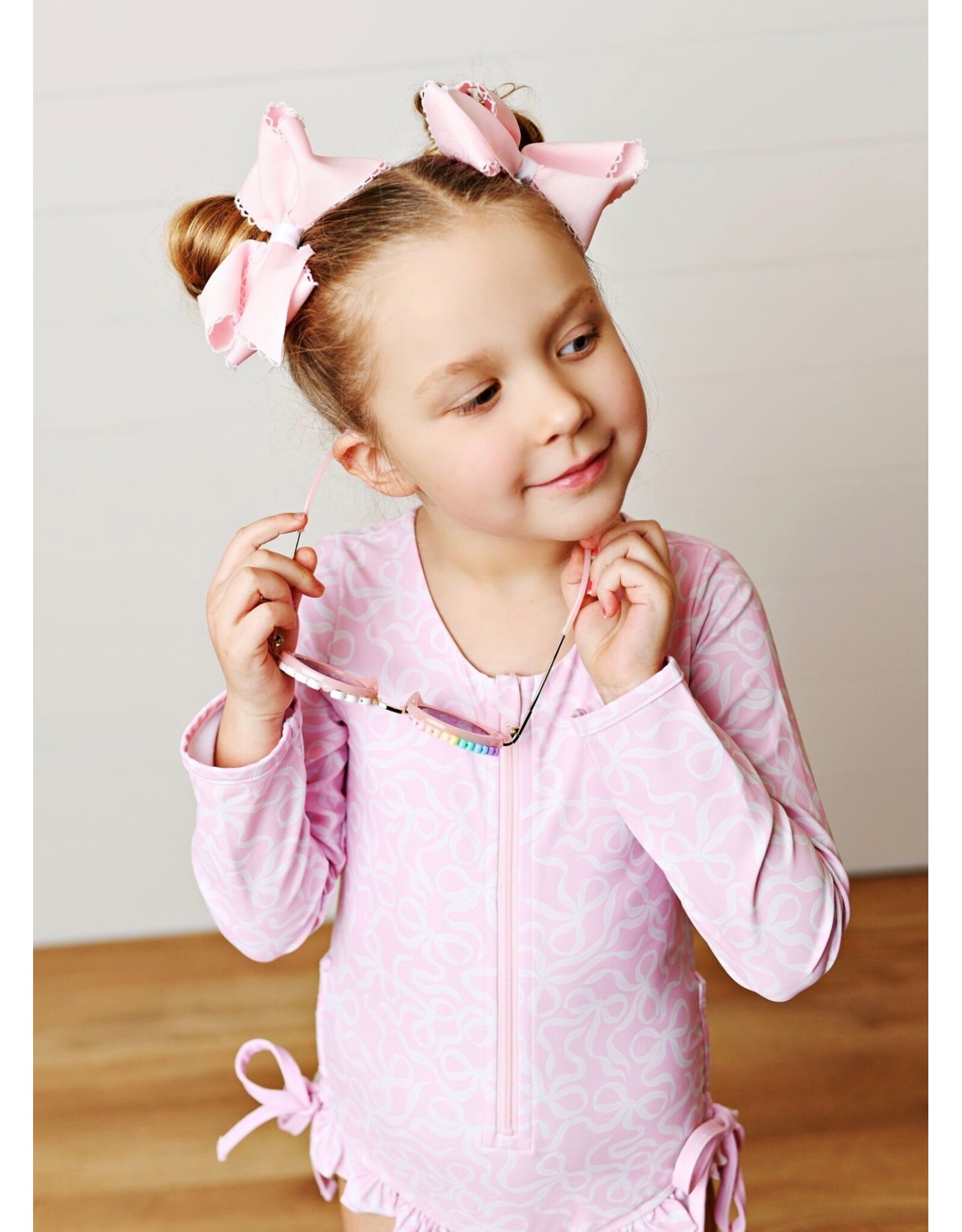 Swoon Baby Swoon Baby- Whimsical Bows L/S Rashguard Swim