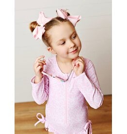 Swoon Baby Swoon Baby- Whimsical Bows L/S Rashguard Swim