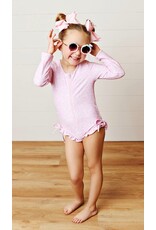 Swoon Baby Swoon Baby- Whimsical Bows L/S Rashguard Swim