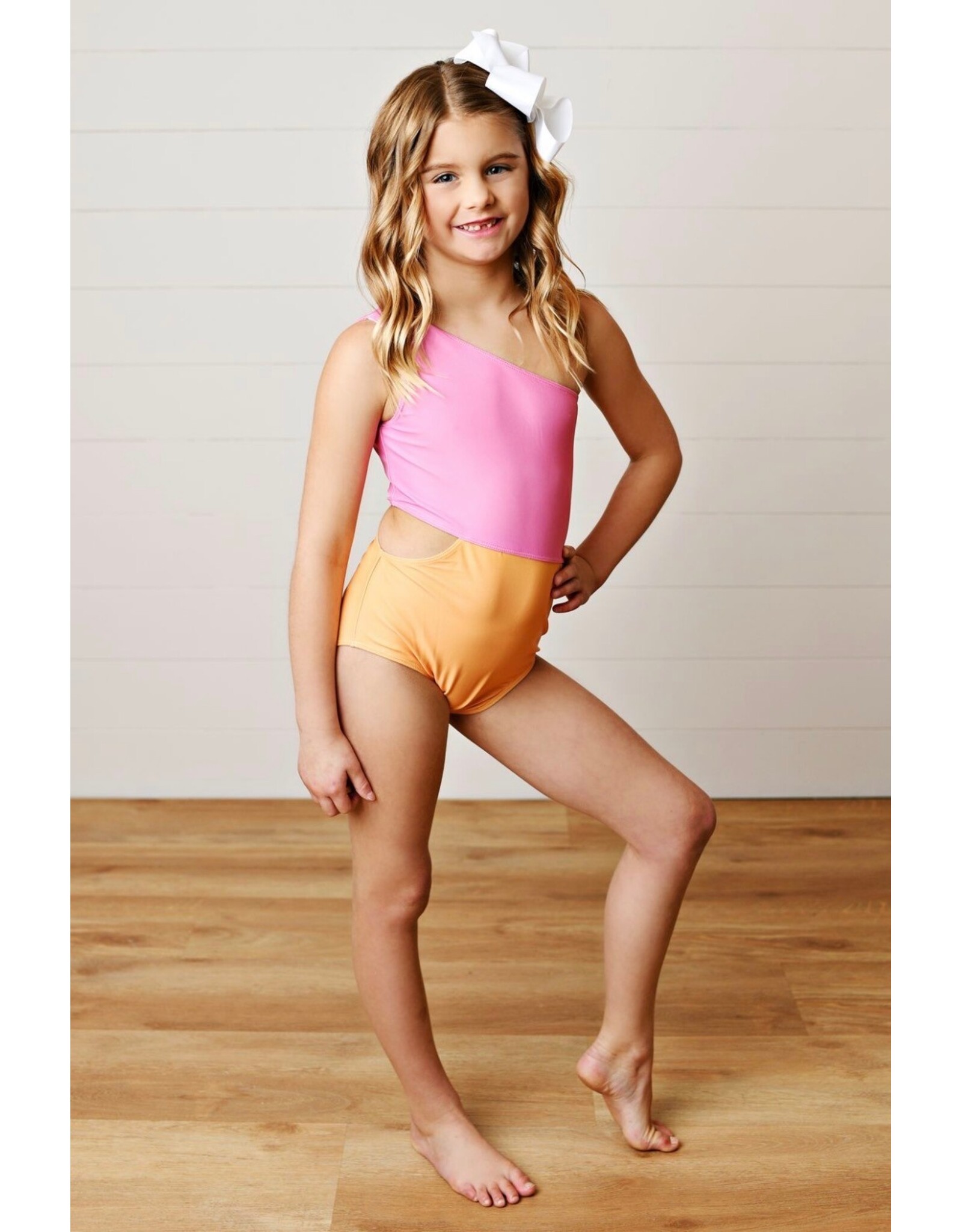 Swoon Baby Swoon Baby- Orange Shebert Cut Out One-piece Swimsuit