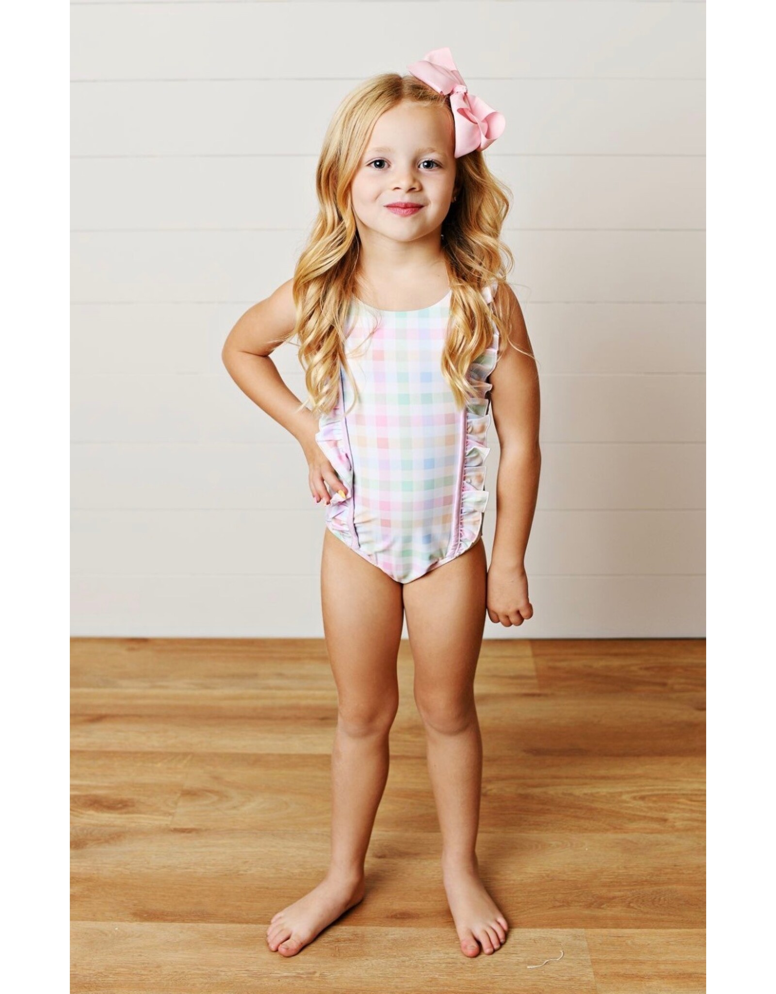 Swoon Baby Swoon Baby- Plaid One Piece Swimsuit