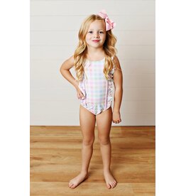 Swoon Baby Swoon Baby- Plaid One Piece Swimsuit