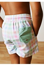 Swoon Baby Swoon Baby- Plaid Swim Trunks