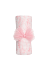 Mudpie Mud Pie- Pink Toile Swaddle & Headband Set