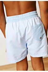 Swoon Baby Swoon Baby- Blue Stripe Swim Trunks