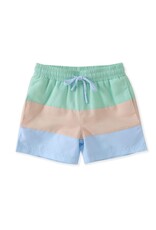 Swoon Baby Swoon Baby- Mint Multi Colorblock Swim Trunks