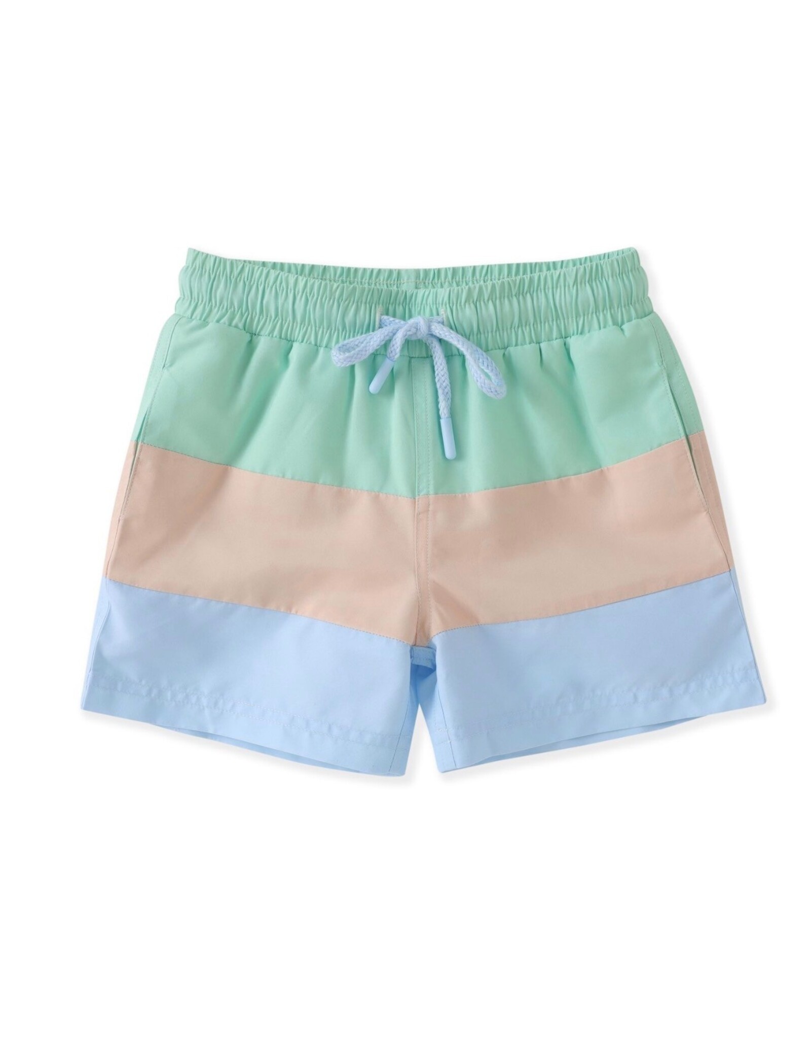Swoon Baby Swoon Baby- Mint Multi Colorblock Swim Trunks
