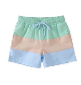 Swoon Baby Swoon Baby- Mint Multi Colorblock Swim Trunks