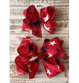 JP- Red Multi Star Bow