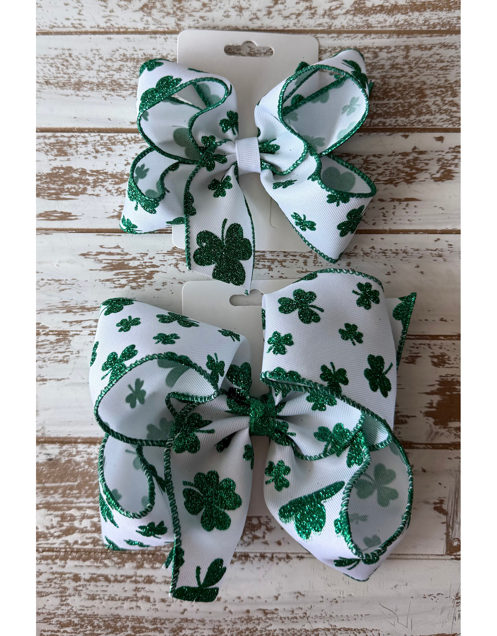 JP- St. Patrick's Day Clover Bow